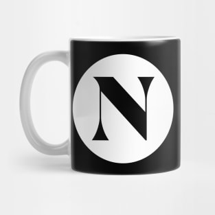 N (Letter Initial Monogram) Mug